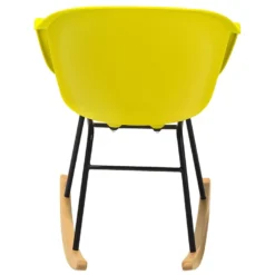 Chaise à Bascule Jaune HARMONY -Promos Fauteora Magasin fauteuil 16214601