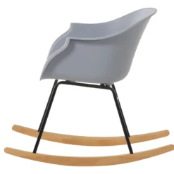 Chaise à Bascule Grise HARMONY 17 Chaise à Bascule Grise HARMONY -Promos Fauteora Magasin fauteuil 16214659