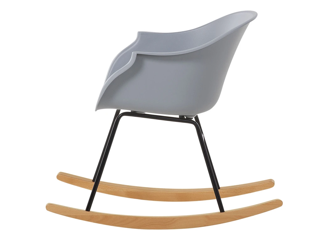 Chaise à Bascule Grise HARMONY 8 Chaise à Bascule Grise HARMONY – Image 6