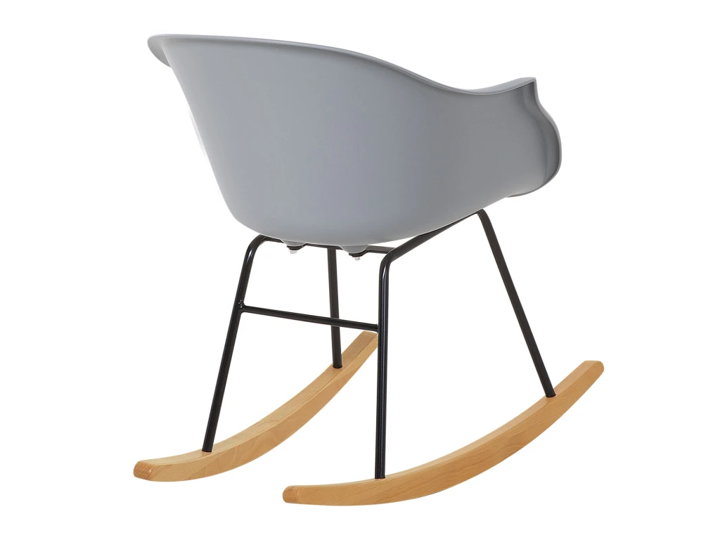 Chaise à Bascule Grise HARMONY 9 Chaise à Bascule Grise HARMONY – Image 7