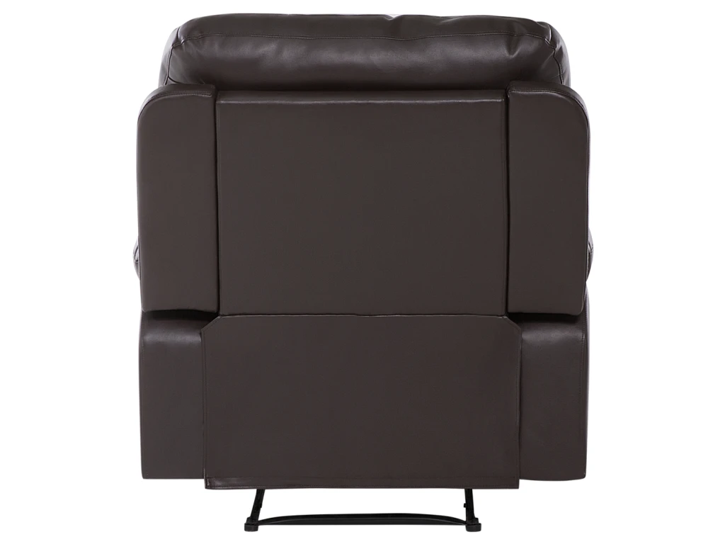 Fauteuil En Simili Cuir PU Marron Avec Position Réglable BERGEN 11 Fauteuil En Simili Cuir PU Marron Avec Position Réglable BERGEN – Image 9
