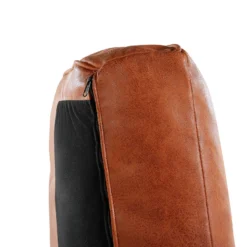 Fauteuil En Cuir PU Marron Doré VIND -Promos Fauteora Magasin fauteuil 16216457