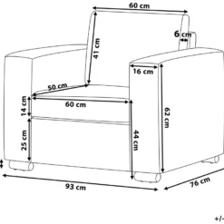 Fauteuil En Cuir Brun - HELSINKI 12 Fauteuil En Cuir Brun - HELSINKI -Promos Fauteora Magasin fauteuil 16443057