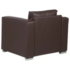 Fauteuil En Cuir Brun - HELSINKI 15 Fauteuil En Cuir Brun - HELSINKI -Promos Fauteora Magasin fauteuil 16443063