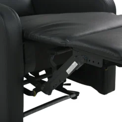 Fauteuil De Relaxation En Cuir PU Noir Avec LEDs Et Port USB VIRRAT 17 Fauteuil De Relaxation En Cuir PU Noir Avec LEDs Et Port USB VIRRAT -Promos Fauteora Magasin fauteuil 16613487