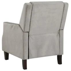 Fauteuil De Relaxation En Velours Gris EGERSUND -Promos Fauteora Magasin fauteuil 16613541