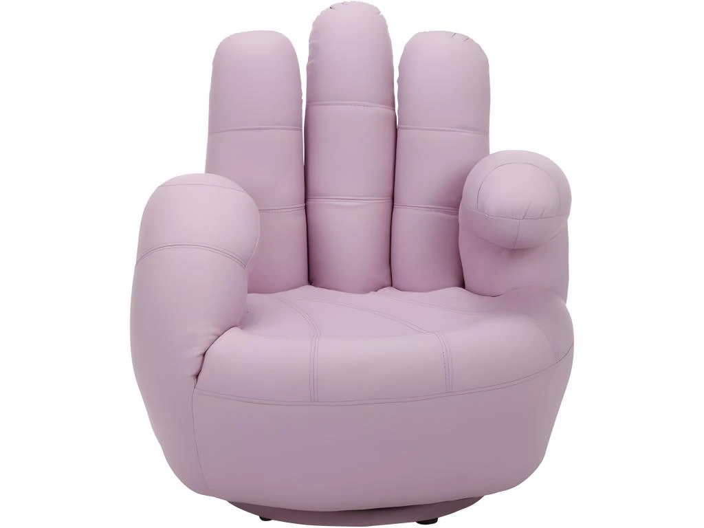 Fauteuil Main Pivotant CATCHY En Simili - Rouge 10 Fauteuil Main Pivotant CATCHY En Simili - Rouge – Image 8