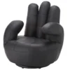 Fauteuil Main Pivotant CATCHY En Simili - Noir 2 Fauteuil Main Pivotant CATCHY En Simili - Noir -Promos Fauteora Magasin fauteuil 166711