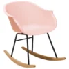 Chaise à Bascule Rose HARMONY -Promos Fauteora Magasin fauteuil 16682047