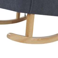 Fauteuil à Bascule En Tissu Gris TRONDHEIM II -Promos Fauteora Magasin fauteuil 16682169