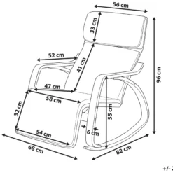 Fauteuil à Bascule Ivoire WESTON 14 Fauteuil à Bascule Ivoire WESTON -Promos Fauteora Magasin fauteuil 16682381