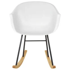 Chaise à Bascule Blanche HARMONY -Promos Fauteora Magasin fauteuil 16682455