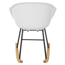 Chaise à Bascule Blanche HARMONY -Promos Fauteora Magasin fauteuil 16682459