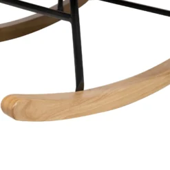 Fauteuil à Bascule En Velours Rose OXIE -Promos Fauteora Magasin fauteuil 16682927