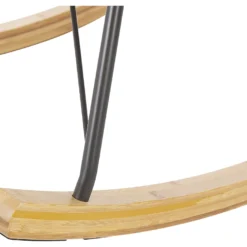 Chaise à Bascule En Velours Rose ELLAN -Promos Fauteora Magasin fauteuil 16683035