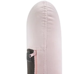 Chaise à Bascule En Velours Rose ELLAN -Promos Fauteora Magasin fauteuil 16683037