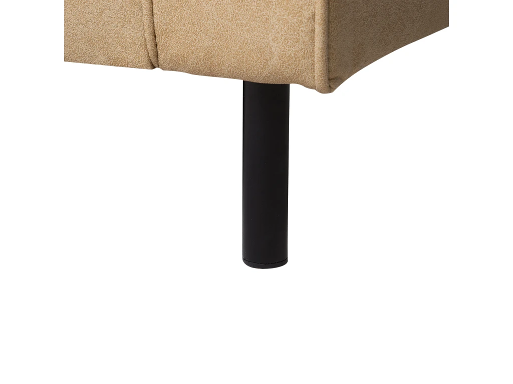 Fauteuil En Cuir PU Beige SAVALEN 10 Fauteuil En Cuir PU Beige SAVALEN – Image 8