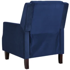 Fauteuil De Relaxation En Velours Bleu Marine EGERSUND -Promos Fauteora Magasin fauteuil 17139091