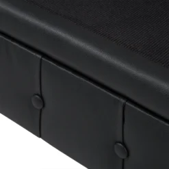 Fauteuil En Tissu Noir CHESTERFIELD Big -Promos Fauteora Magasin fauteuil 17174935