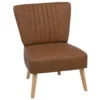 Fauteuil En Cuir PU Marron VAASA 2 Fauteuil En Cuir PU Marron VAASA -Promos Fauteora Magasin fauteuil 17180477