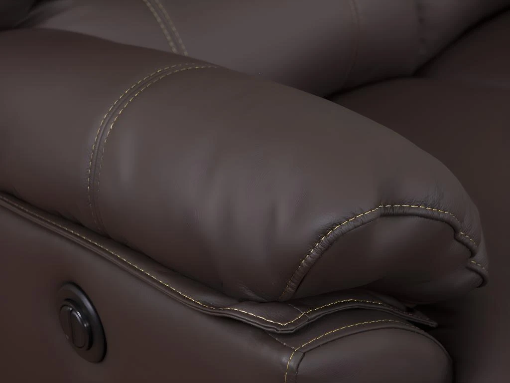 Fauteuil Relax électrique En Cuir MARCIS - Marron 7 Fauteuil Relax électrique En Cuir MARCIS - Marron – Image 5