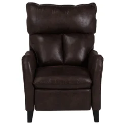 Fauteuil Inclinable En Tissu Marron ROYSTON 15 Fauteuil Inclinable En Tissu Marron ROYSTON -Promos Fauteora Magasin fauteuil 17475511