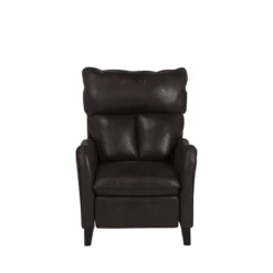 Fauteuil Inclinable En Tissu Marron ROYSTON 16 Fauteuil Inclinable En Tissu Marron ROYSTON -Promos Fauteora Magasin fauteuil 17475513