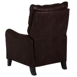 Fauteuil Inclinable En Tissu Marron ROYSTON 18 Fauteuil Inclinable En Tissu Marron ROYSTON -Promos Fauteora Magasin fauteuil 17475517