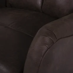 Fauteuil Inclinable En Tissu Marron ROYSTON 20 Fauteuil Inclinable En Tissu Marron ROYSTON -Promos Fauteora Magasin fauteuil 17475521