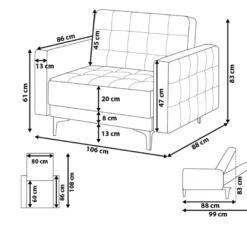 Fauteuil En Cuir PU Marron ABERDEEN -Promos Fauteora Magasin fauteuil 17475529