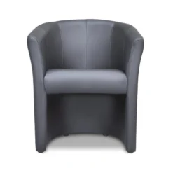Fauteuil Cabriolet En Simili RANIN - Gris -Promos Fauteora Magasin fauteuil 174896