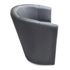 Fauteuil Cabriolet En Simili RANIN - Gris -Promos Fauteora Magasin fauteuil 174898