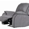 Fauteuil Relax En Microfibre HERNANI - Gris -Promos Fauteora Magasin fauteuil 174960