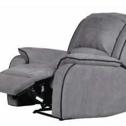 Fauteuil Relax En Microfibre HERNANI - Gris