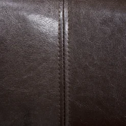 Fauteuil Club En Cuir PU Marron BORWICK -Promos Fauteora Magasin fauteuil 17584703