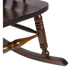 FLAMINGO - Fauteuil à Bascule En Bois D'acajou Couleur Marron -Promos Fauteora Magasin fauteuil 17597871