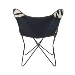 Chaise Lounge Peau De Zèbre Piétement épingle - HOHA -Promos Fauteora Magasin fauteuil 17627025