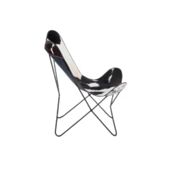 Chaise Lounge Peau De Vache Piétement épingle - HOHA -Promos Fauteora Magasin fauteuil 17627035