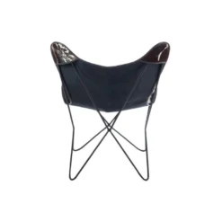 Chaise Lounge Peau De Vache Piétement épingle - HOHA -Promos Fauteora Magasin fauteuil 17627037