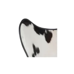 Chaise Lounge Peau De Vache Piétement épingle - HOHA -Promos Fauteora Magasin fauteuil 17627041