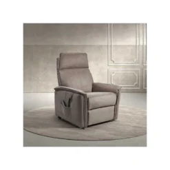 Fauteuil Relax électrique Releveur Microfibre Gris - SAYA 9 Fauteuil Relax électrique Releveur Microfibre Gris - SAYA -Promos Fauteora Magasin fauteuil 17627309