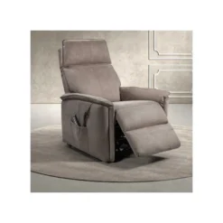Fauteuil Relax électrique Releveur Microfibre Gris - SAYA 10 Fauteuil Relax électrique Releveur Microfibre Gris - SAYA -Promos Fauteora Magasin fauteuil 17627311