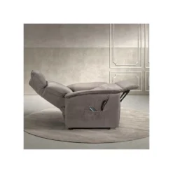Fauteuil Relax électrique Releveur Microfibre Gris - SAYA 11 Fauteuil Relax électrique Releveur Microfibre Gris - SAYA -Promos Fauteora Magasin fauteuil 17627313