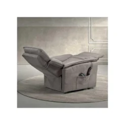 Fauteuil Relax électrique Releveur Microfibre Gris - SAYA 12 Fauteuil Relax électrique Releveur Microfibre Gris - SAYA -Promos Fauteora Magasin fauteuil 17627315