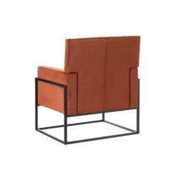 Fauteuil Terracotta Velours/Métal - JYAMITI 11 Fauteuil Terracotta Velours/Métal - JYAMITI -Promos Fauteora Magasin fauteuil 17628473