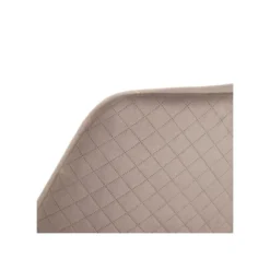 Fauteuil VeloursTaupe/Bois - SEKI -Promos Fauteora Magasin fauteuil 17628775