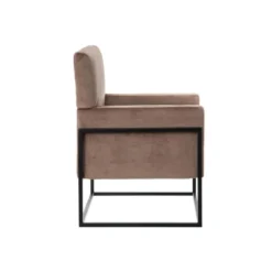 Fauteuil Taupe Velours/Métal - JYAMITI 10 Fauteuil Taupe Velours/Métal - JYAMITI -Promos Fauteora Magasin fauteuil 17628819
