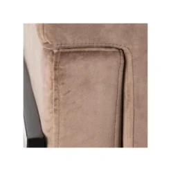 Fauteuil Taupe Velours/Métal - JYAMITI 12 Fauteuil Taupe Velours/Métal - JYAMITI -Promos Fauteora Magasin fauteuil 17628823