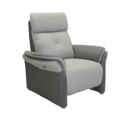 Fauteuil Relax Electrique Tissu Gris - AUSTRALIO