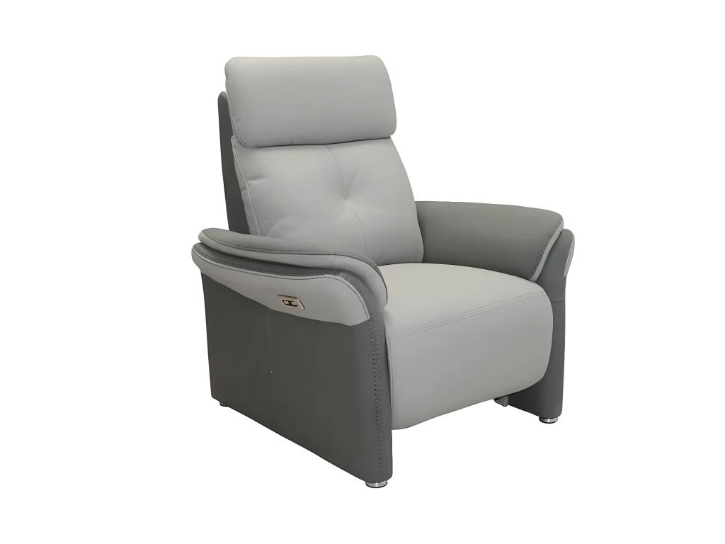 Fauteuil Relax Electrique Tissu Gris - AUSTRALIO 3 Fauteuil Relax Electrique Tissu Gris - AUSTRALIO